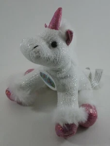 PBOT white glitter UNICORN SOFT SOUNDS magical musical PLUSH Ganz - Picture 1 of 10