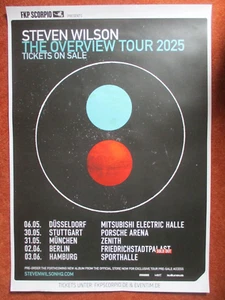 ORIG. Konzertplakat STEVEN WILSON Concert Poster THE OVERVIEW TOUR 2025 Germany - Bild 1 von 1