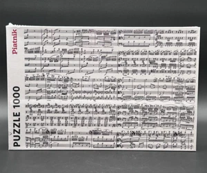 New Factory Sealed Musical Notes 1000 Piece Jigsaw Puzzle Piatnik - Picture 1 of 7