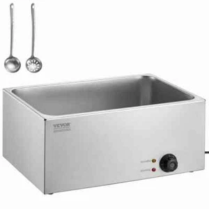 Commercial Food Warmer 19QT. Bain Marie 1200W Electric Buffet Warmer Steam Table - Picture 1 of 8