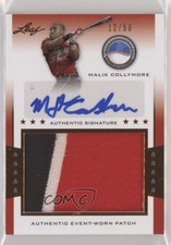 2013 Leaf Power Showcase Jersey Bronze /50 Malik Collymore #PA-MC1 Patch Auto