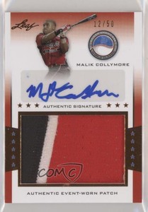 2013 Leaf Power Showcase Jersey Bronze /50 Malik Collymore #PA-MC1 Patch Auto