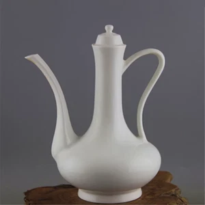 Fine Collectable Art Chinese Hand Painting white Glazed Porcelain Teapot - Picture 1 of 5
