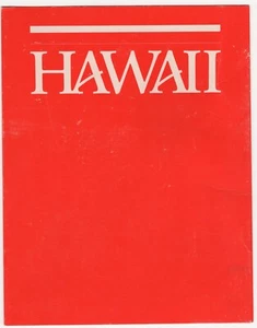 1983 AMERICAN AIRLINES HAWAII MENU IN JAPANESE C ALL ACTUAL PICS - Picture 1 of 4