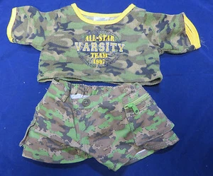 Tuta sportiva Build a Bear BABW mimetica All Star Varsity Team 1997 - Foto 1 di 2