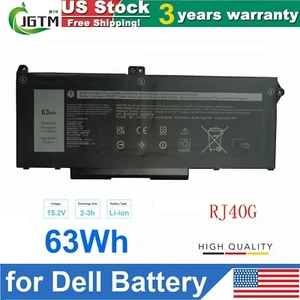 RJ40G Laptop Battery For Dell Latitude 5420 5520 Precision 3560 63Wh 4Cell M033W - Picture 1 of 20