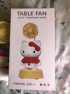 Sanrio Ornaments Usb charge 2nd Gear Mini table Fan My Melody Students - Picture 1 of 5