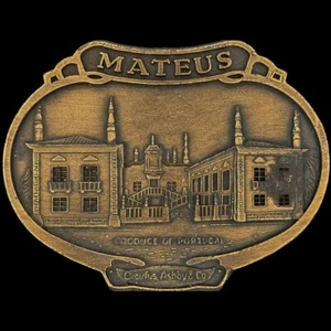 Mateus Rose Still Wine Portugal Dreyfus Ashby Sogrape 1980s Vintage Belt Buckle - Picture 1 of 2