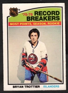 1976-77 Bryan Trottier O-Pee-Chee Hockey Rookie Record Breakers #67 - Picture 1 of 2