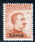 Ägäische Inseln 1912 Leros 11V Dd * Doppeldruck Selten (N0440