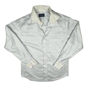 Japanese Brand SCHIATTI Oku Inc Grisbrlanc White Slim Fit Dress Shirt Size M - Picture 1 of 9