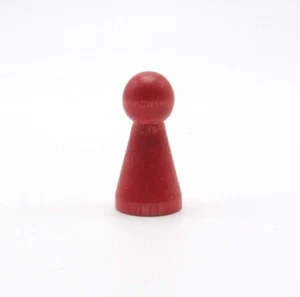 Clue Master Detective Miss Scarlet Red Replacement Token Game Wood Piece - Picture 1 of 3