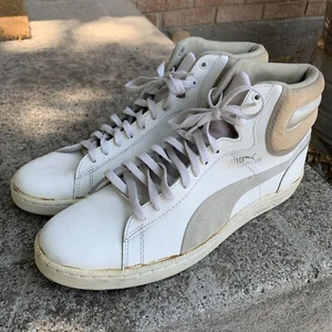 Vintage 1985 Puma First Round EX Hightops Basketball Shoes Mens 11.5!!! - Picture 1 of 14