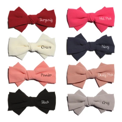 120PCS 15cm Newborn Big Soft Pearl Chiffon Hair Bows for Gilrs Hair Clips  - Image 1 of 3