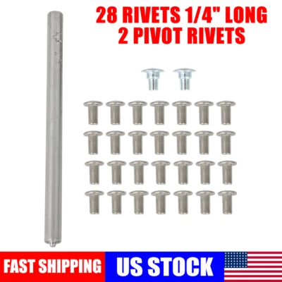 Vent Window Assembly Rivet Kit For 1951-1972 GMC Chevy Chevrolet Pickup Suburban - Image 1 of 4