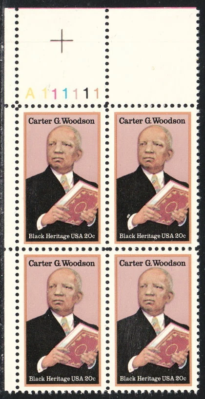 US #2073 20¢ Carter G. Woodson UL Plate Block MNH - Image 1 of 1
