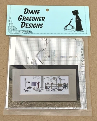 Diane Graebner "Baskets for Sale" Amish Cross Stitch Pattern NIP - Image 1 of 2
