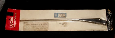 LUCAS CHROME WIPER ARM AUSTIN 1100 1300 BMW 2002 DAIMLER HILLMAN XJ6 SEALED 1971 - image 1 of 4