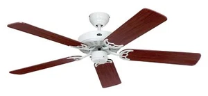 Ceiling Fan Winterbetrieb Classic Royal White & Mahagoni 132cm - Picture 1 of 2