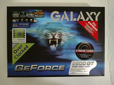 Nvidia Galaxy GeForce 9600 GT 512MB DDR3 Brand New - Image 1 of 4