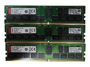 Lot of 3x Kingston 16GB 2Rx4 PC4-2400T-RB2, DDR4, Server Memory - Picture 1 of 3