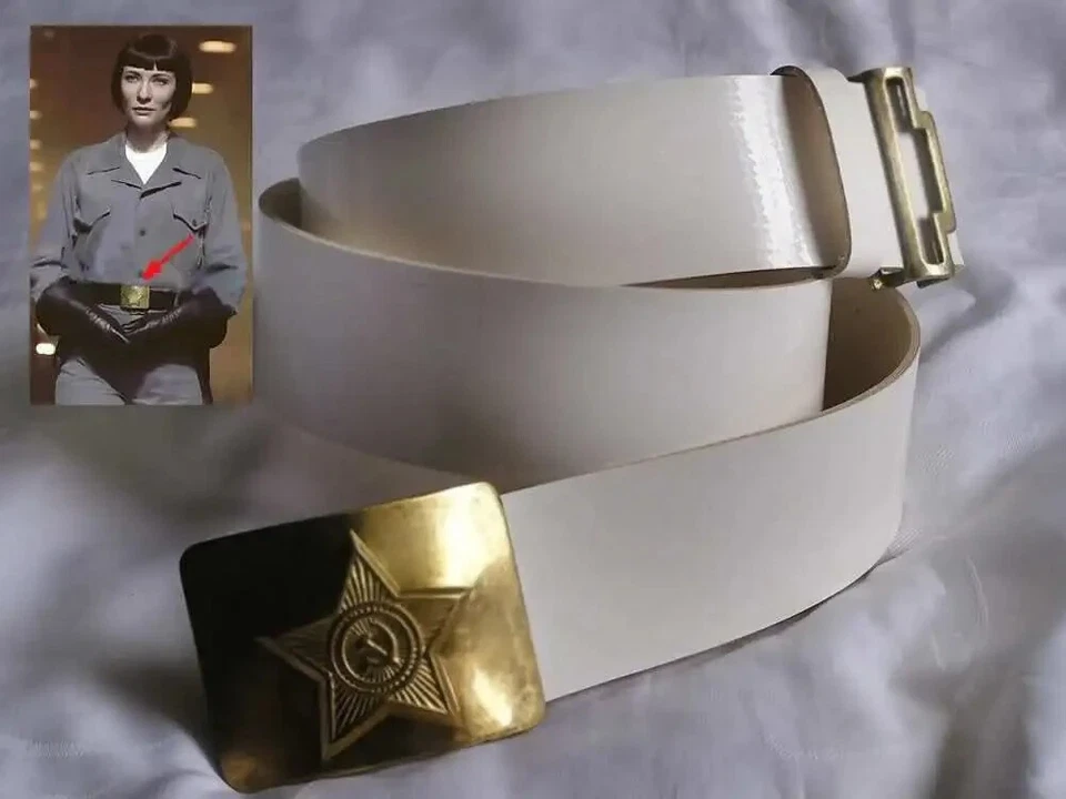 g Original army BELT USSR Russian with Star Buckle for parade Irina Spalko 4150 - Image 1 of 4