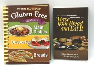 Have Your Bread Marshall Lemon Gluten-Free 3 Books in 1 Set Recipes Cooking - Picture 1 of 12