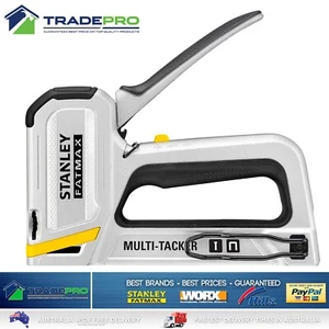 Staple Gun Brad Nailer Stanley Heavy Duty 2in1 FatMax Stapler Sharpshooter PRO - Picture 1 of 7