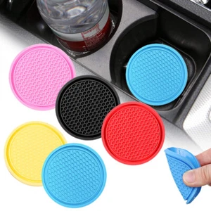 Universal Car Auto Cup Holder Anti-Slip Insert Coaster Mat Vehicle Accessories - Picture 1 of 17
