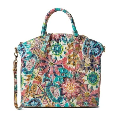 Brahmin Large Duxbury Leather Satchel – Desert Bloom - Image 1 of 4