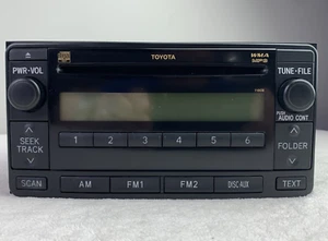 Radio AM-FM Toyota 4 Runner 86120-52530 OEM CD WMA MP3 Player Stereo Head Unit! - Picture 1 of 11