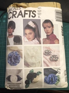 Sewing Pattern McCalls 3928 Flower Accessories Craft - UNCUT FF CIB - Picture 1 of 4