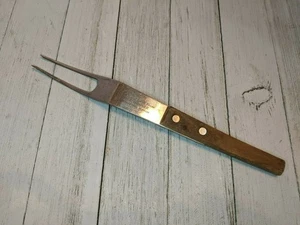 "To A Good Cook" 2 Zinken Fleisch Serviergabel 8 3/4" Edelstahl Oma - Bild 1 von 8