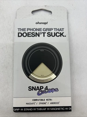 OhSnap Snap 4 Colors Magnetic Grip Stand for MagSafe iPhone Android - Light Sand - Image 1 of 2