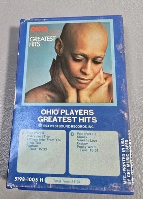 OHIO PLAYERS ~ Greatest Hits ☆Pain 1 &2, Sleep Talk, Funky Worm & More~ Cassette - Image 1 of 4