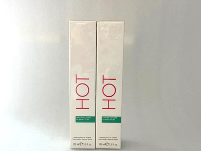 United Colors Of Benetton HOT 3.3 oz Relaxing Eau De Toilette Spray Lot Of 2 - Image 1 of 4