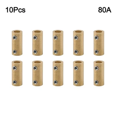 Connecteurs laiton pour projets électriques 10 pièces avec manchons de protect - Photo 1/4