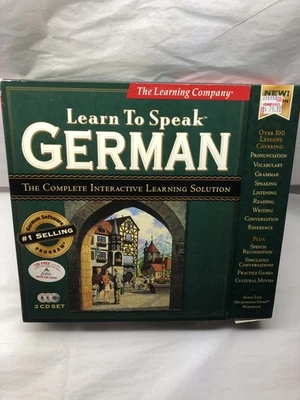 Learn to Speak German 7.0 (3 CD-ROM/Win 98/95) The Learning Company Foto 1 de 4