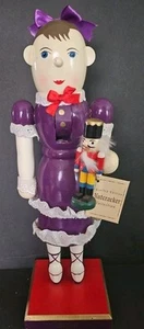 Girl Nutcracker 2008 edición limitada vacaciones con etiquetas Target Purple Ballet  - Imagen 1 de 15