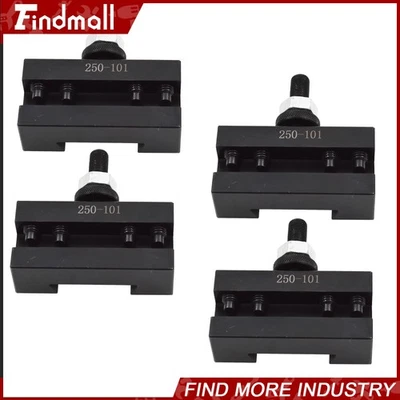 FINDMALL 4Pcs AXA #1 250-101 Quick Change Tool Post Turning & Facing Holder For Lathe New