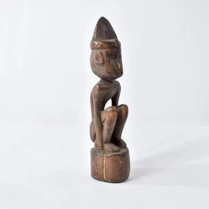 Baule Seated Wood Figure Côte d'Ivoire - Picture 1 of 10