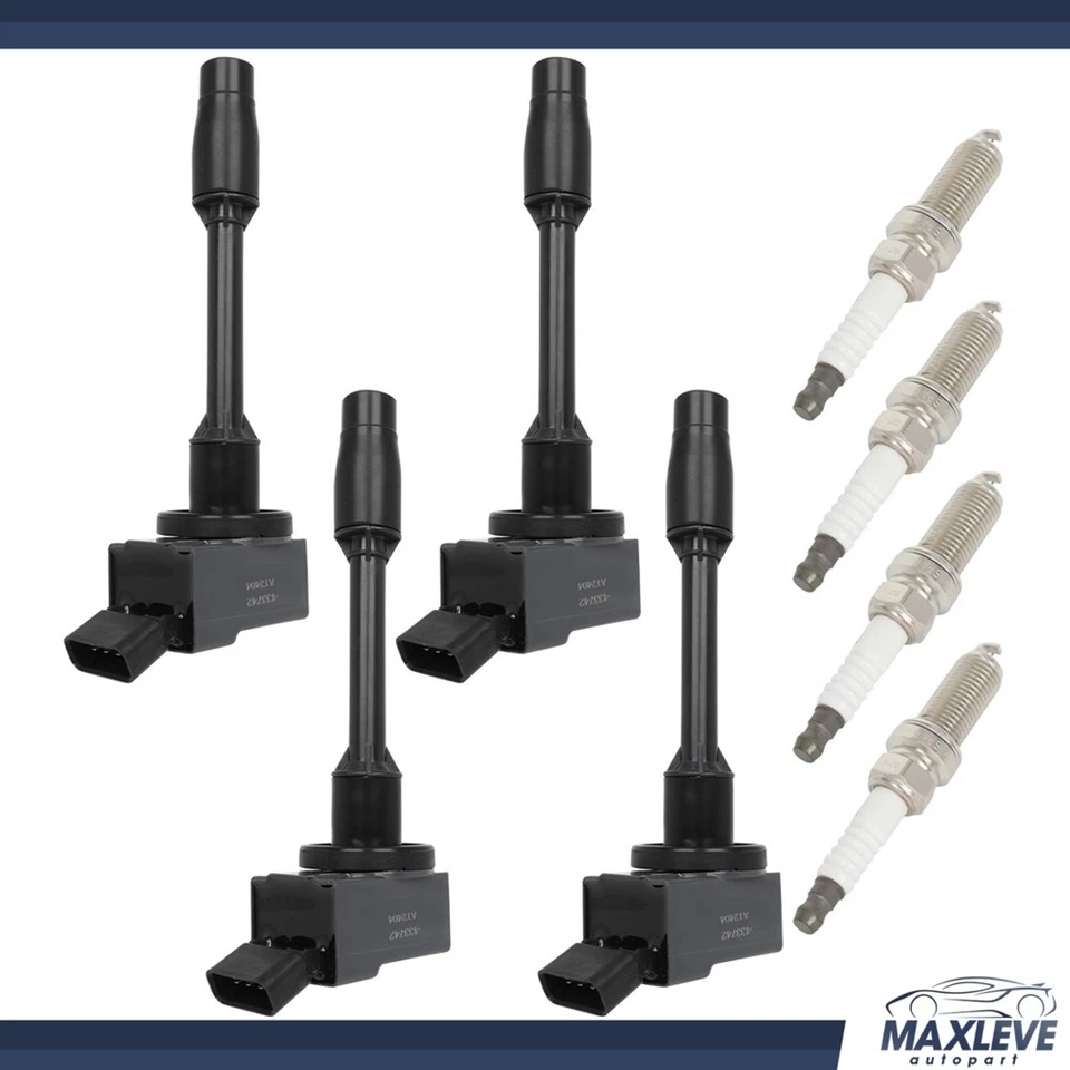 4pcs Ignition Coil & Spark Plug For Toyota Prius Prime 2017-2020 1.8L Foto 1 de 4