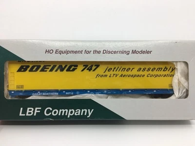 HO LBF Boeing Skybox - Classic & Great Northern Flat Car GN #60712 Assembled - Image 1 of 4