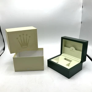 ROLEX 30.00.02 Caja De Reloj verde Vacía / Empty Watch Box ”” - Picture 1 of 12