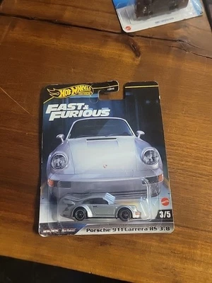 Hot Wheels Premium 2024 Fast & Furious Porsche 911 Carrera RS 3.8  Free S/h - Image 1 of 2