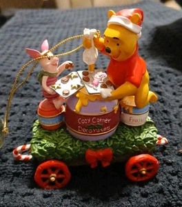 2002 Disney Bradford Editions Ornament Poohs Honeypot Express Train Car Ferkel - Bild 1 von 11