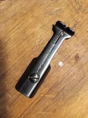 Winchester #30B 1890 06 04 Rear Sight PAT. JAN. 29, 1901 Complete w/screws Mint - Image 1 of 4