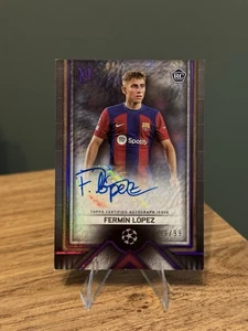 Fermin Lopez 2023/24 Topps Museum Collection Archival Autographs /99 RC - Bild 1 von 2