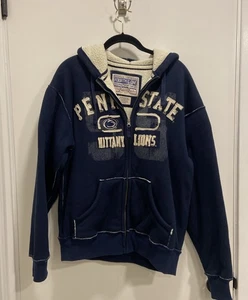 Penn State Nittany Lions Fourth And One Original Sportwear M Sherpa Lined Hoodie - Picture 1 of 8
