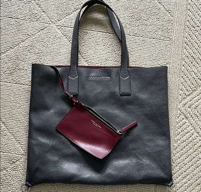 MARC JACOBS Tote Bag Wingman Cowhide Leather Tote Shoulder Bag With Wallet - Image 1 of 4